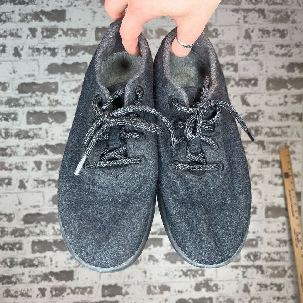 Allbirds | women wool gray runner flats lace up shoes